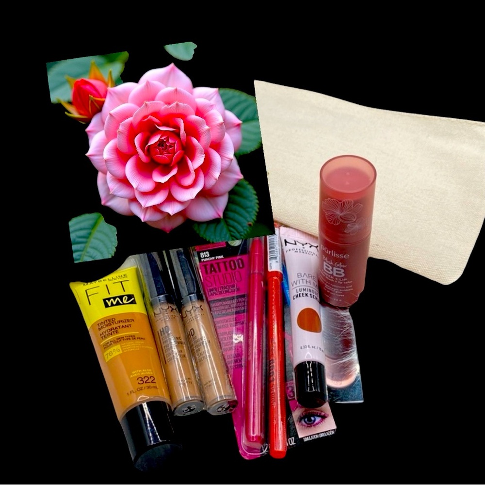Makeup
Nyx & Maybelline 7 pieces Canvas Makeup
Pouch